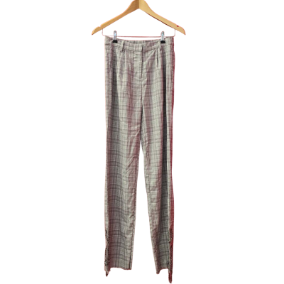 Nana Judy Womens  Size S Pants with Fringed Hem and Chain detail