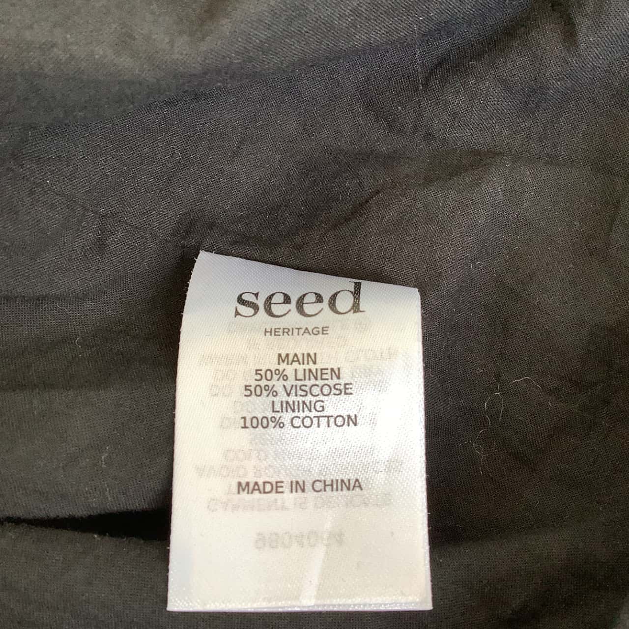 seed-heritage-womens-label-size-14-linen-blend-mini-dress-multicoloured