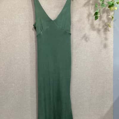 Fayt Label Green Women’s Dress, low cut size 16