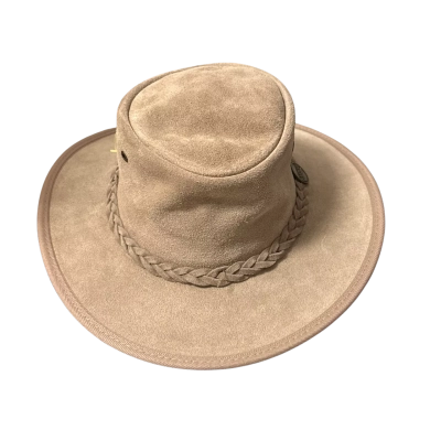 Barmah Foldaway Brown Hat - Size M