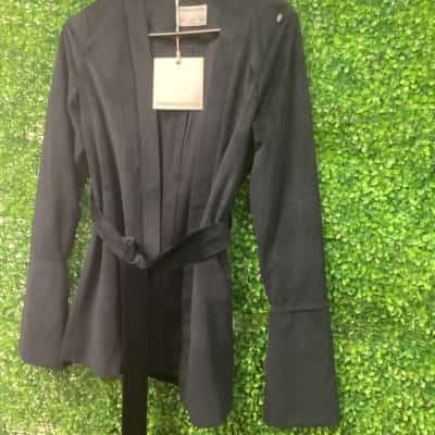  Premonition Womens  Size 8 Blazer Blue 