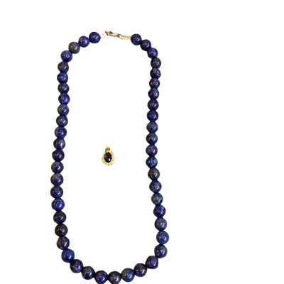 No Brand COSTUME Womens Beaded Necklace & Pendant Navy colour - Jewellery #17