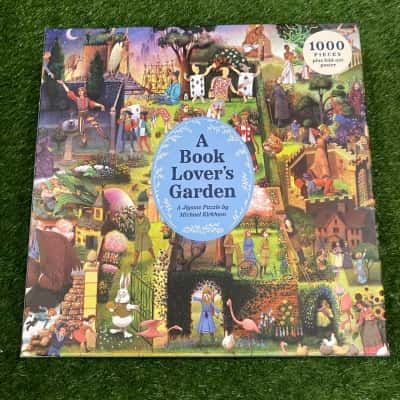 A Book Lovers Garden Jigsaw Puzzle