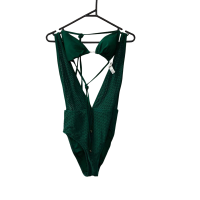 Cupshie Women's Size S Onepiece Bathers in Green 
