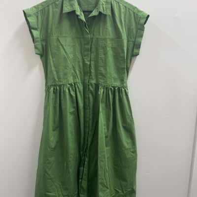 Maye Size XS Green Short Sleeve Dress  