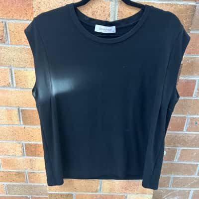 Serafina Womens  Size 14 Singlet Top Black  
