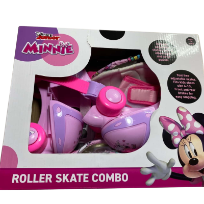 a Disney Junior Minnie Roller Skate Combo set