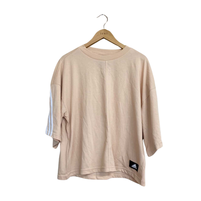 Adidas Womens  Size S Short Sleeve Top Peach 