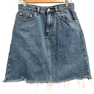Assembly Label Womens  Size 8 Denim Skirt Blue 