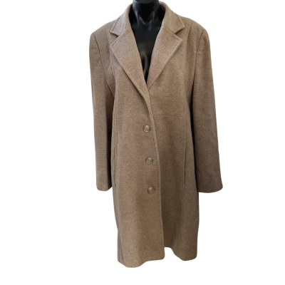 Noni  Womens  Size 16 Open Jacket Beige 