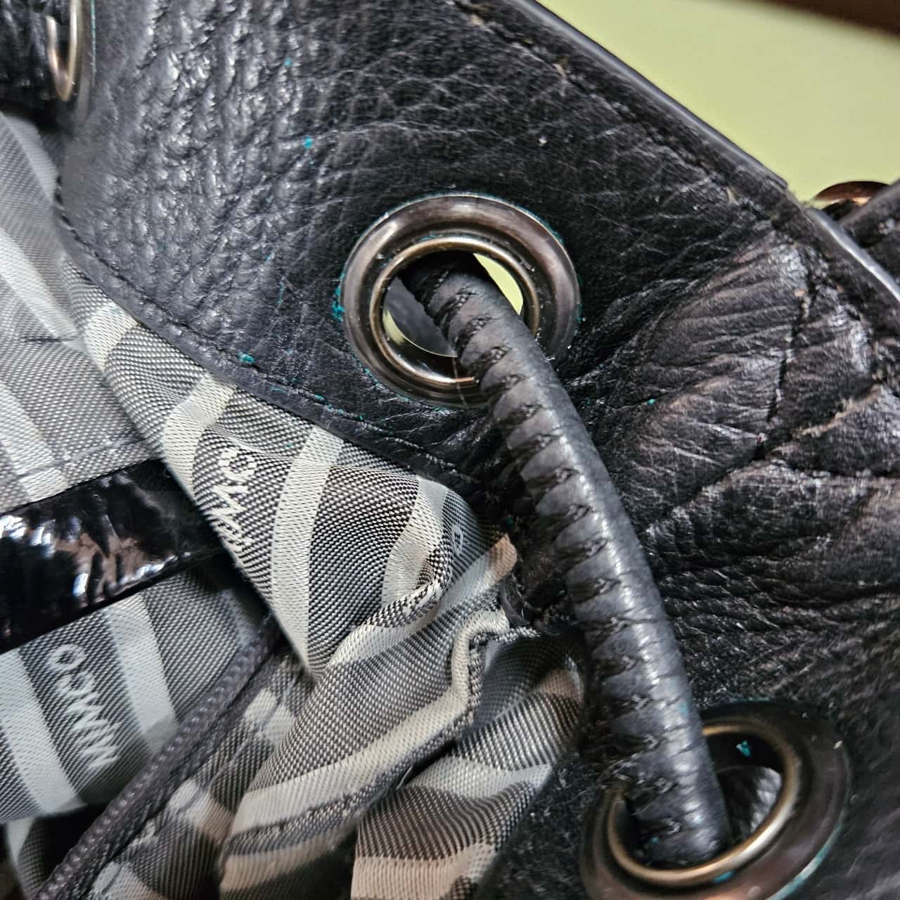 Mimco Black Bucket Bag