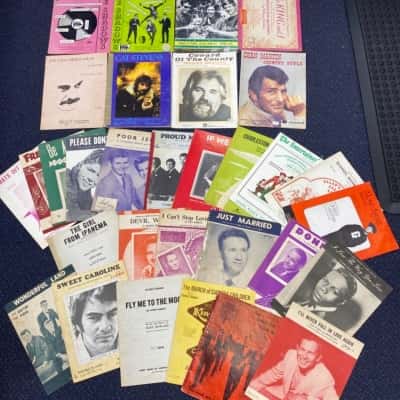 Sheet music and books