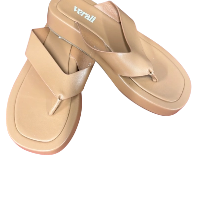 Verali Womens  Size 39 Camel/Tan  Thongs