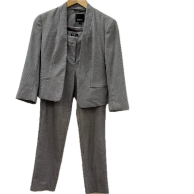 Marcs Womens Blazer and Trousers Set Size 6 Black / Checked/White 