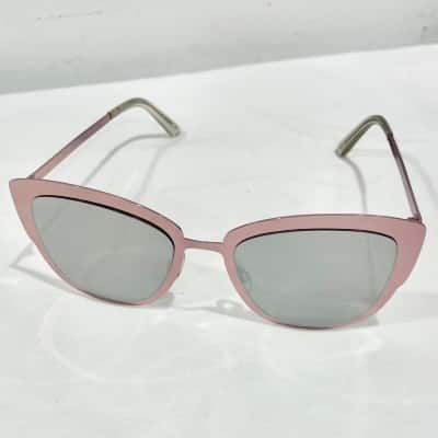 Quay Metallic Pink Frames “Sunny Girl” Sunglasses
