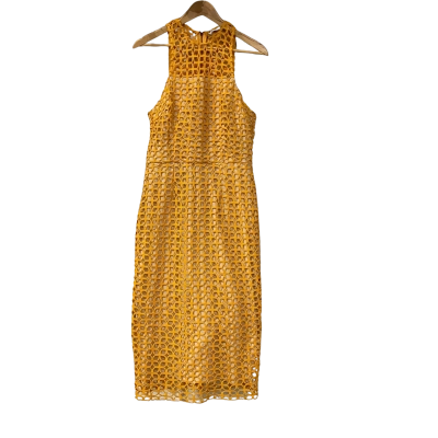 Cooper St Womens  Size 12 Bodycon Dress Yellow 