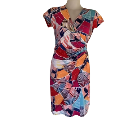 REVD’ ELLE. PARIS.  Side Ruched Stretch Dress.  