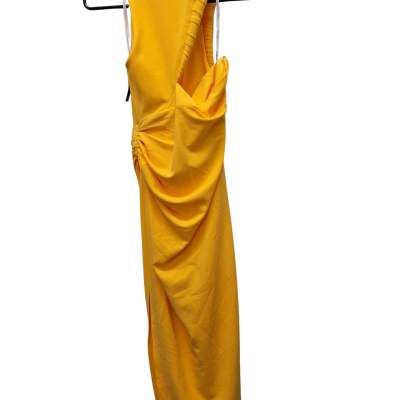 Sheike Womens  Size 10 Halter Neck Dress Yellow 