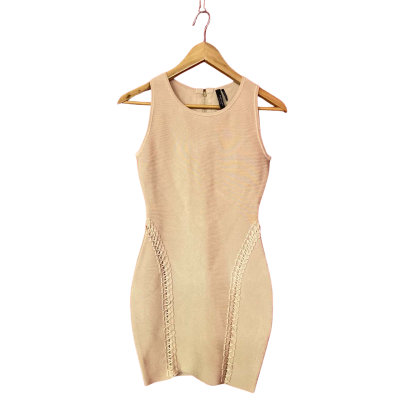 Marciano Womens  Size S Bodycon Dress Beige 