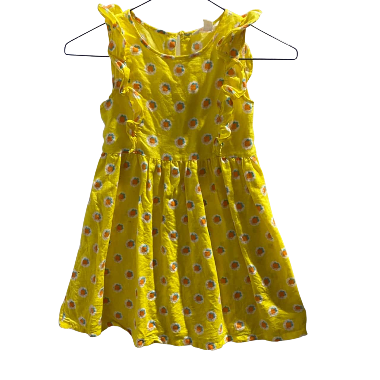 Country Road Kids Size 4 Dress Multicoloured / Floral Pattern / Yellow