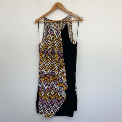 Ellies & Dewey Mexican Print Mini Dress  Size L
