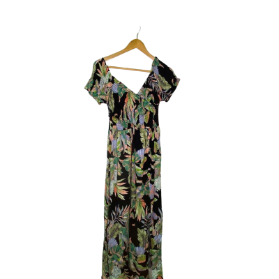 City Chic Womens  Size XXS Maxi Dress Black  / Floral / Multicoloured 