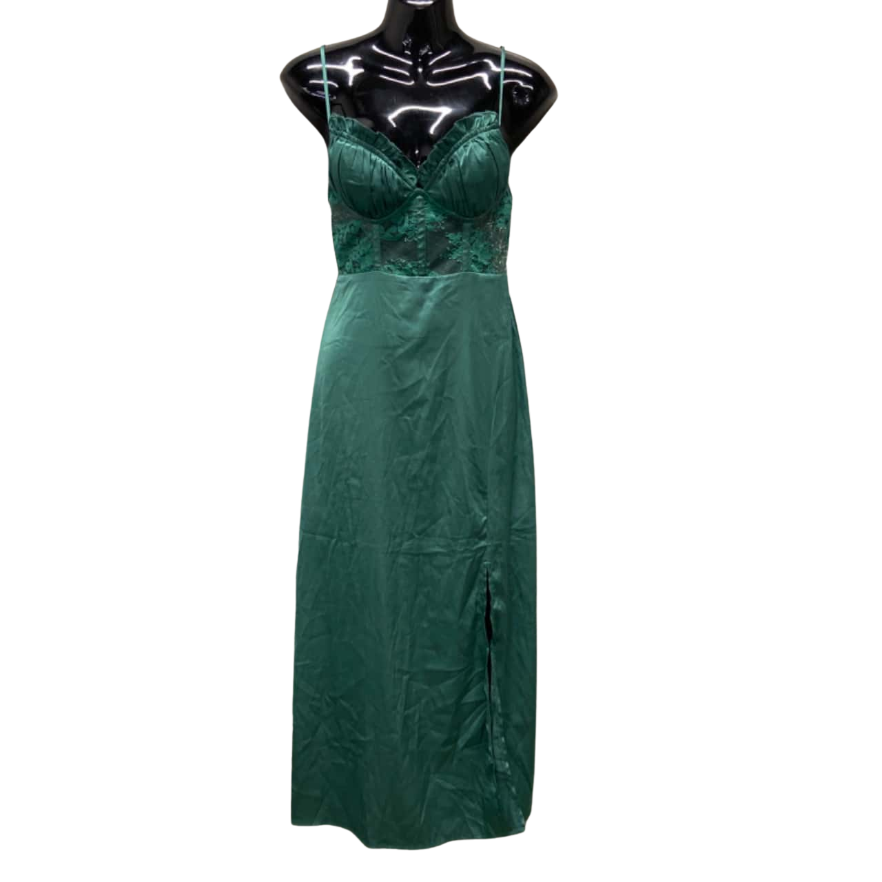 Angel Biba Womens Size 6 Formal Dress / Midi Dress / Shoestring Strap Green  (s) - New With Tags | Salvos Stores