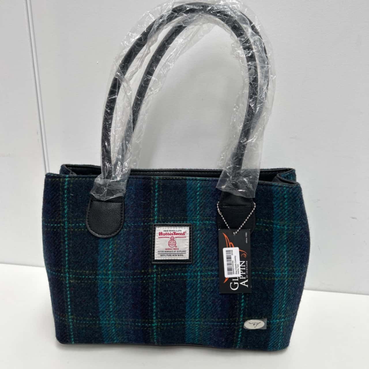 Glen Appin Of Scotland Set Regalo Fiaschetta In Harris Tweed – 170 Ml Con Imbuto E 2 Tazze, Tartan MacLeod, Autentico Scozzese