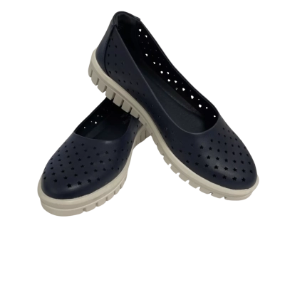 Taking Shape Womens  Size 40 Flats Navy Blue / White 