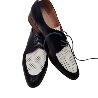 Mimco Women's  Size 40 Black/White Lace Ups