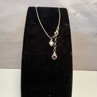925 Sterling Silver Bengal Amethyst Bracelet 