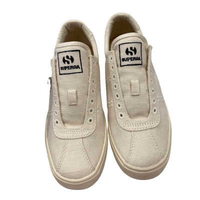 Superga - 2843 Clubs Organic Cotton Hempu Sneakers in Natural Beige