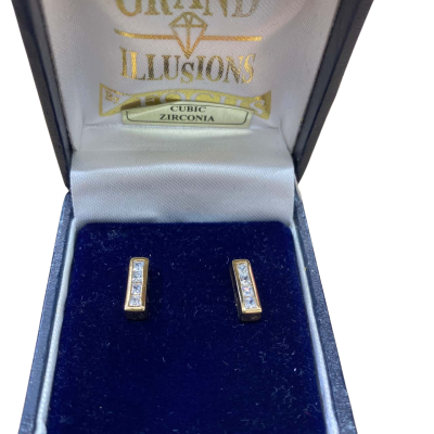 Grand Illusions by Focus Cubic Zirconia Earrings