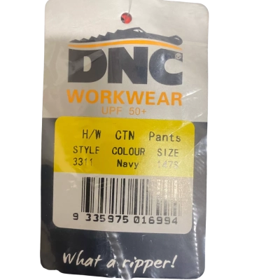 DNC workwear  Mens  Size 147S Navy Blue 