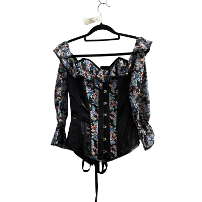 Corset Story Womens Size 12 UK Floral / Multicoloured Corset with Long Sleeves