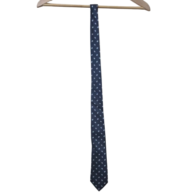 Country Road Tie Navy Blue / Pattern 
