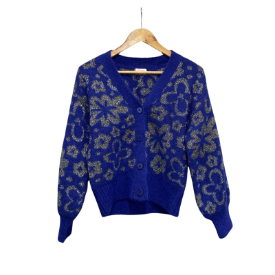 Gorman Womens  Size 6 Button-down Cardigan Blue 