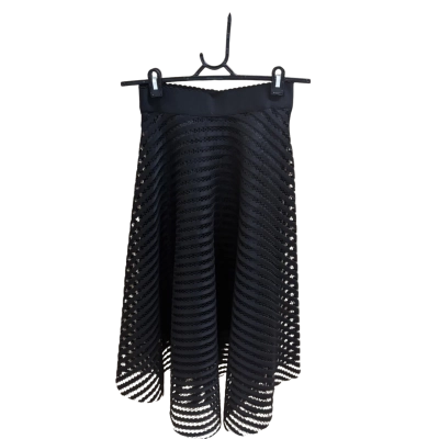 New Look Womens mesh stripe midi skirt Size 6 