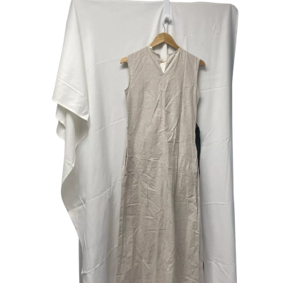 Luxmi Womens  Size XS Midi Dress / Sleeveless Dress  Beige 