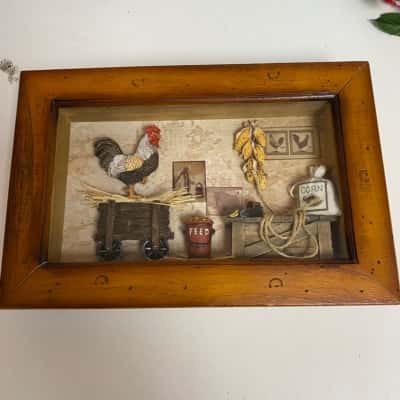 Country Shadow Box Picture Frame 30cm x 19cm