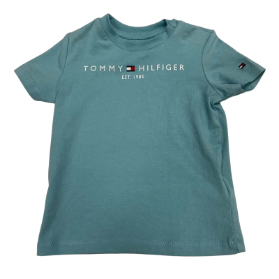 BNWT Tommy Hilfiger Kids Size 6-9m Teal T-Shirt 