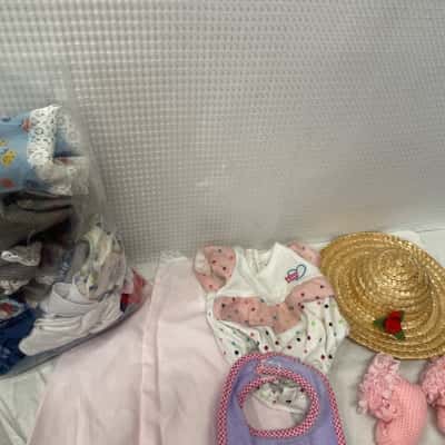  Kids baby doll clothes small/medium 