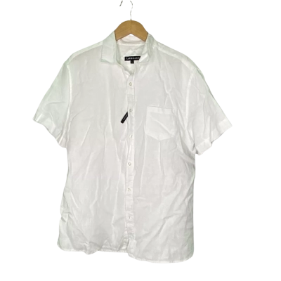 Tarocash Mens  Size L Short Sleeve Shirt White 