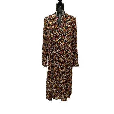 Vero Moda Womens  Size L Maxi Dress Black  / Floral BNWT