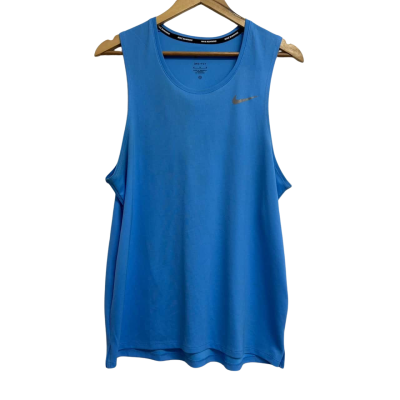 Nike Mens Size M Blue Sports Singlet  
