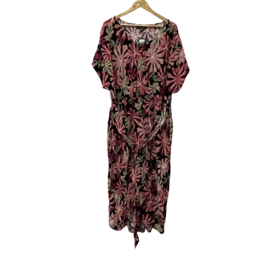 Autograph Womens  Size 22 Bridesmaid Dress / Casual Dress / Wrap Dress Black  / Green / Pink  