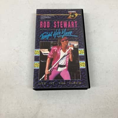 Vintage Rod Stewart ‘Tonight He’s Yours’ VHS
