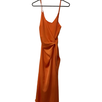  Womens Billiy J Size 10 Maxi Dress Orange 
