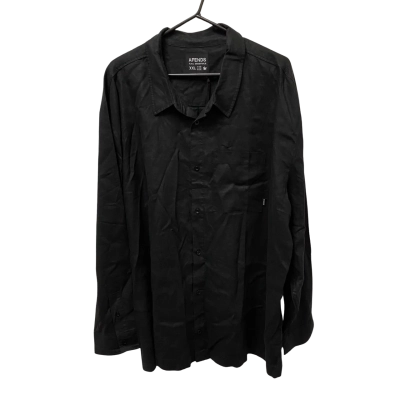 Afends Mens  Size XXL Long Sleeve Shirt Black  