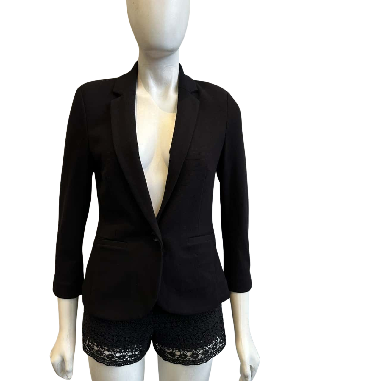 Blazer Femme élégant Elie Tahari Taille 6 - Gris En Rayon - Occasion En Très Bon état